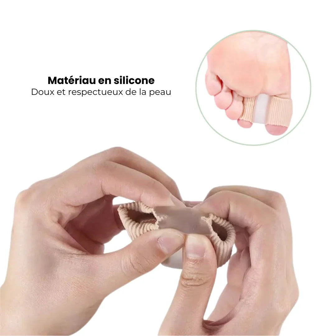 Strap Séparateurs Orteils en Marteau – Orthèse Réglable pour Soulager et Corriger les Orteils Déformés
