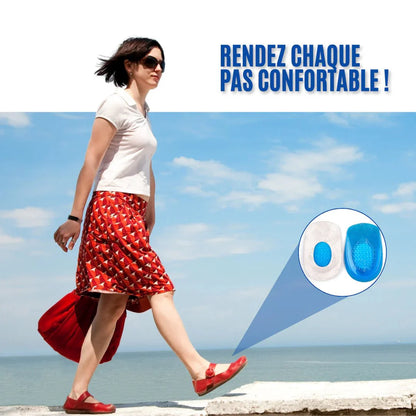 Talonnette Gel Tendinite d’Achille – Soutien Ciblé et Réduction de la Douleur