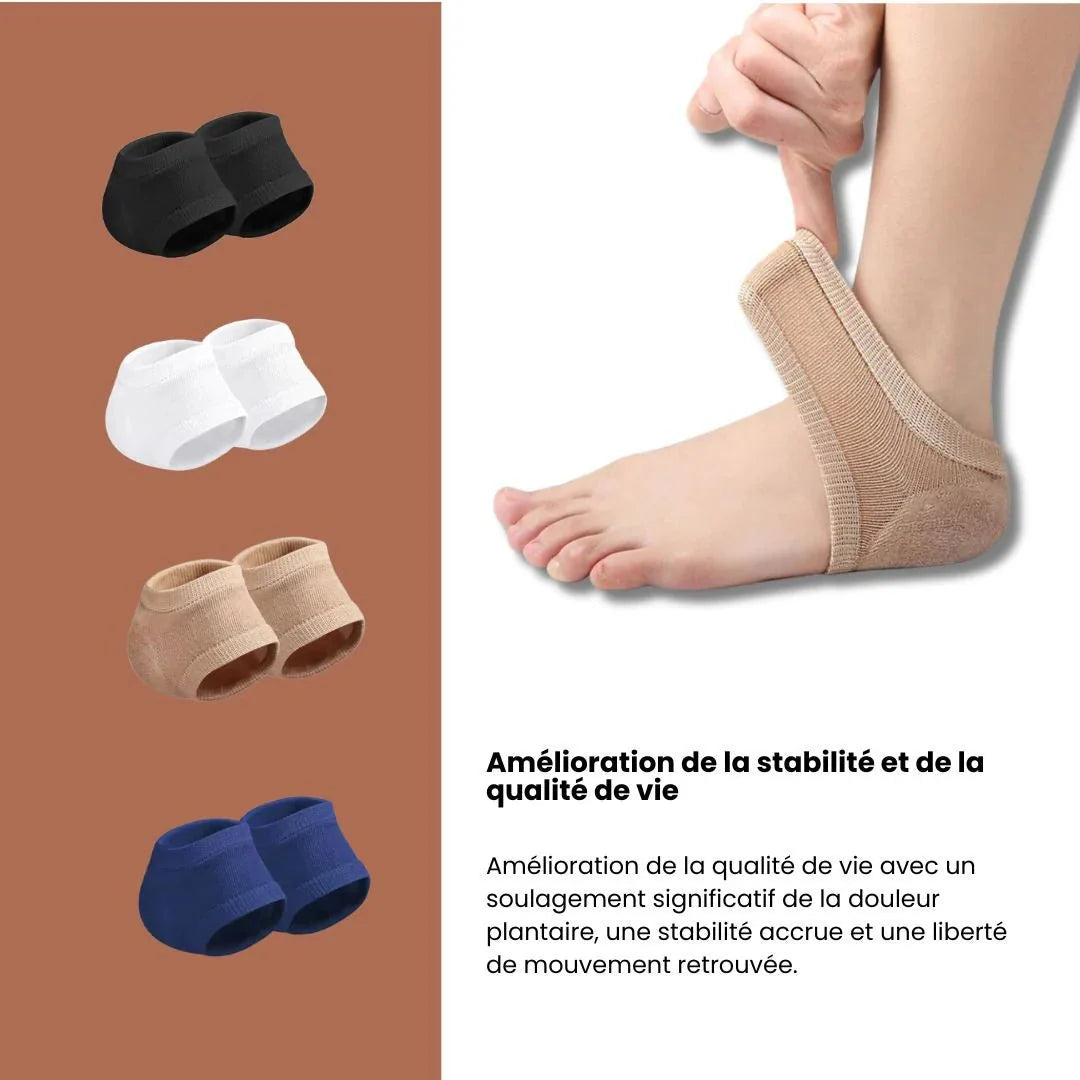 Talonnette en Gel Orthopédique – Soulagement Immédiat pour Douleur au Talon et Épine Calcanéenne